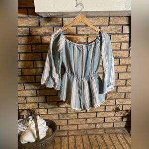 Onetheland striped romper‎